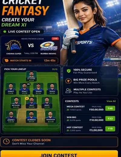 Rajdhani (rajdhani night chart) fantasy cricket & matchday visual 3
